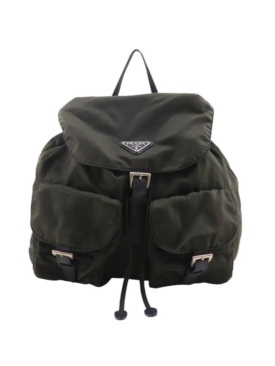 Prada Nylon Khaki Backpack main image 9